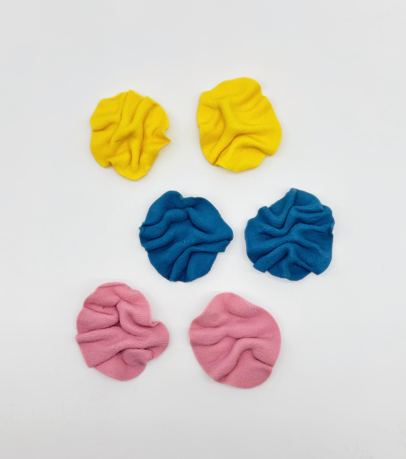 Ceramic Flower Studs - Multi-color