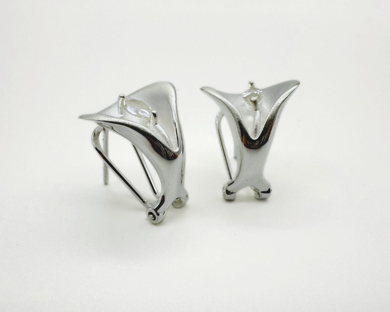 Fracture Floral Earrings