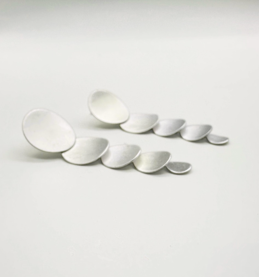Geometric Resolve Drop Earrings