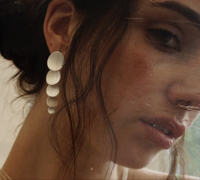 Geometric Resolve Drop Earrings