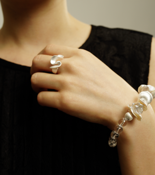 Instinct Crease Open Ring