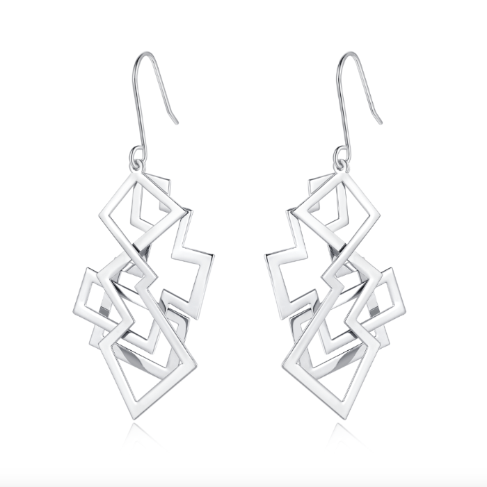 Pas de Deux Earrings - Silver
