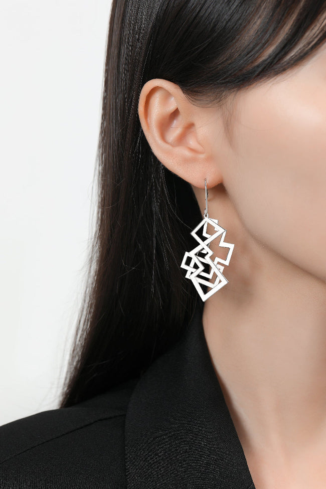 Pas de Deux Earrings - Silver