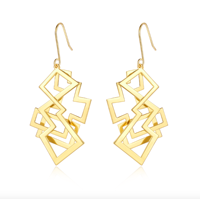 Pas de Deux Earrings - Gold
