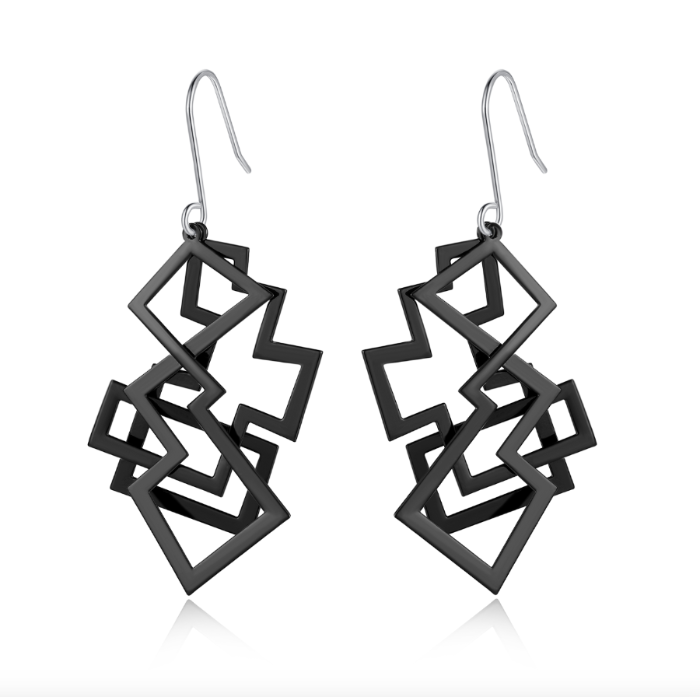 Pas de Deux Earrings - Black