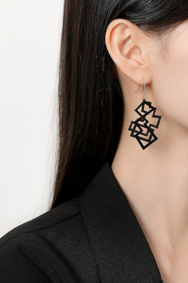 Pas de Deux Earrings - Black
