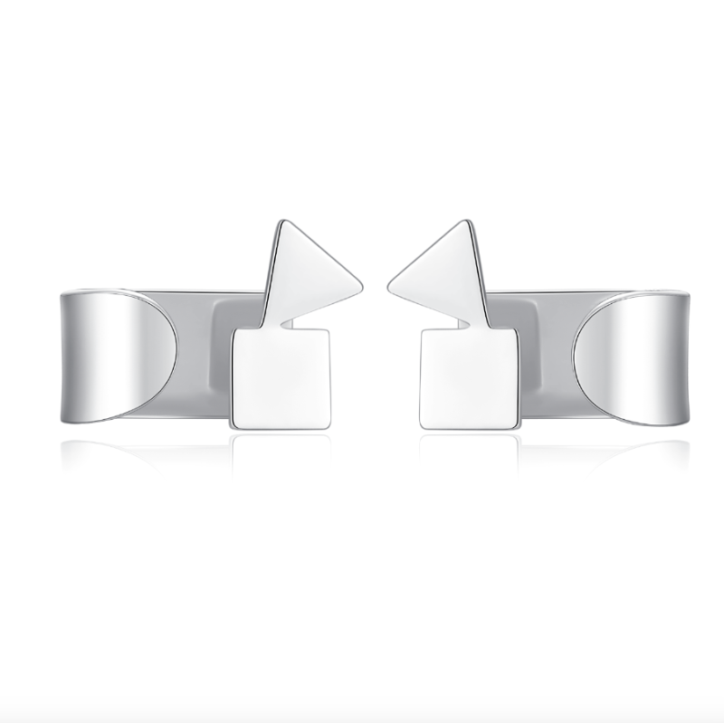 Squre, Triangle, Circle Studs